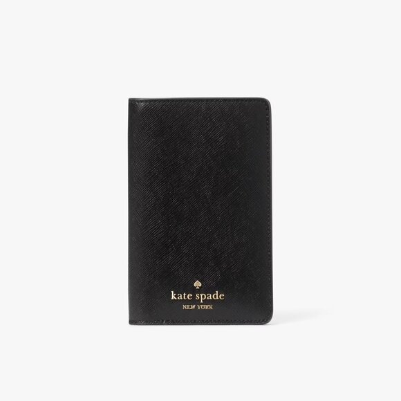 Kate Spade Madison Passport Holder BLACK